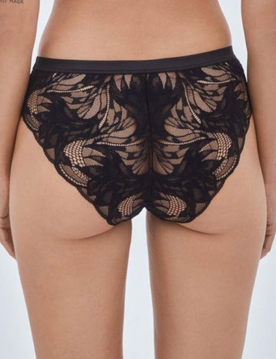 Ажурные трусики бразилиана Alles BOUDOIR Braziliany black, Цвет: черный, Размеры: S, изображение 2