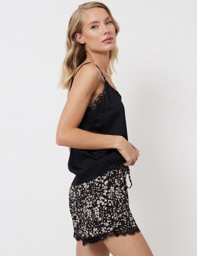 Комплект топ + шорты Aruelle ELI, Цвет: черный, Размеры: S, изображение 3