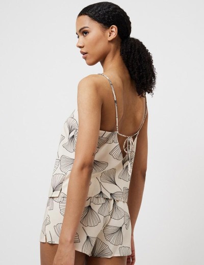 Пижама топ + шорты Aruelle SEONA, Цвет: экрю, Размеры: XS, изображение 2