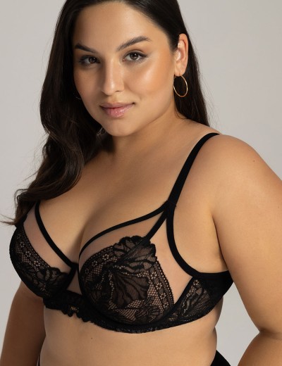 Бюстгальтер бралетт Ava HARMONY 2146 M black, Цвет: черный, Размеры: 70F, изображение 2