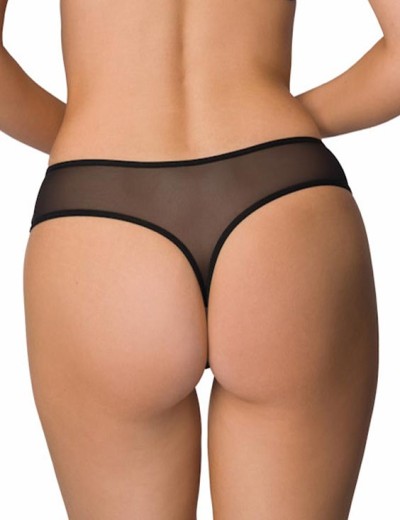 Женские стринги MAT ELARA S-3910-4 Black, Цвет: черный, Размеры: M, изображение 2