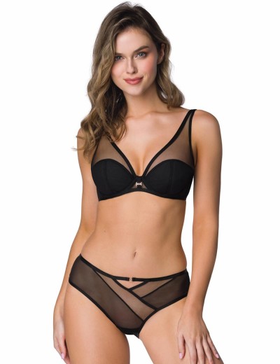 Бюстгальтер бралетт MAT ESME M-3902-11 Black, Цвет: черный, Размеры: 70B, изображение 4