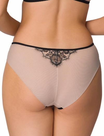 Трусы слипы MAT FRANCES F-3804-5 Beige-Black, Цвет: бежевый, Размеры: S, изображение 2