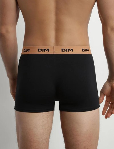 Черные мужские трусы в наборе (3 шт) Dim 005D/3 индиго/орех/зеленый, Цвет: черный (индиго/орех/, Размеры: S, изображение 3