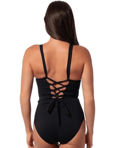 Слитный купальник на завязках Jantzen JZ24303M черный, Цвет: черный, Размеры: L, изображение 6