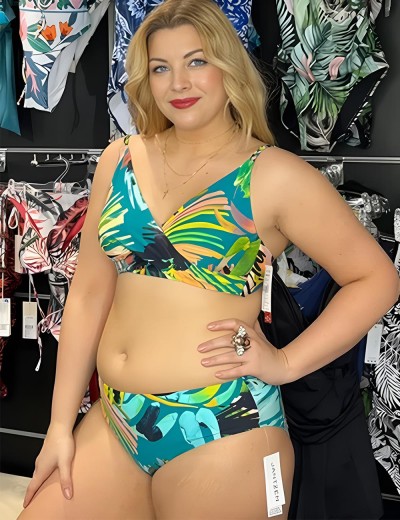 Пляжный бюстгальтер Jantzen JZ25100B, Цвет: мульти, Размеры: XL, изображение 7