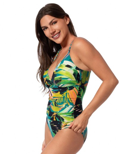 Цельный купальник с уплотненной чашкой Jantzen JZ25105M, Цвет: мульти, Размеры: XL, изображение 4