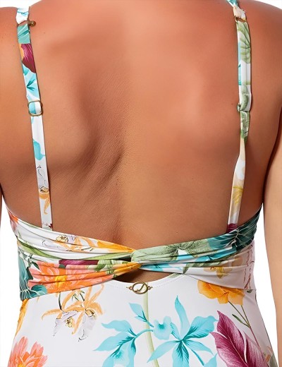 Закрытый купальник с цветочным принтом Jantzen JZ25147M, Цвет: мульти, Размеры: XL, изображение 6