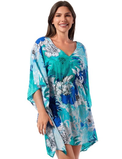 Легкая туника для пляжа Jantzen JZ25188C, Цвет: мульти, Размеры: L, изображение 2