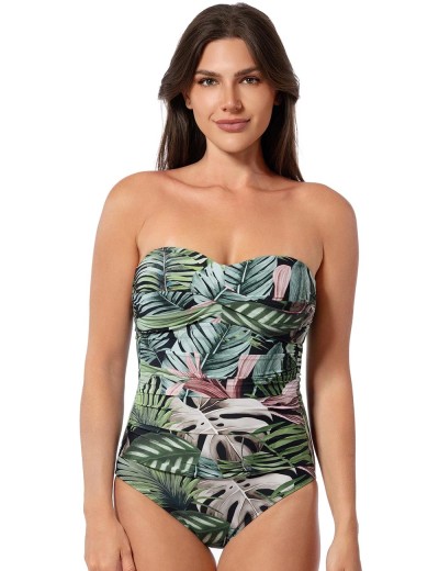 Слитный купальник бандо Jantzen JZ25205M мульти, Цвет: мульти, Размеры: 2XL, изображение 3