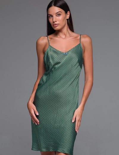 Сорочка из шёлка и вискозы Mia-Amore AMINA 4100, Цвет: изумрудный, Размеры: 3XL, изображение 3