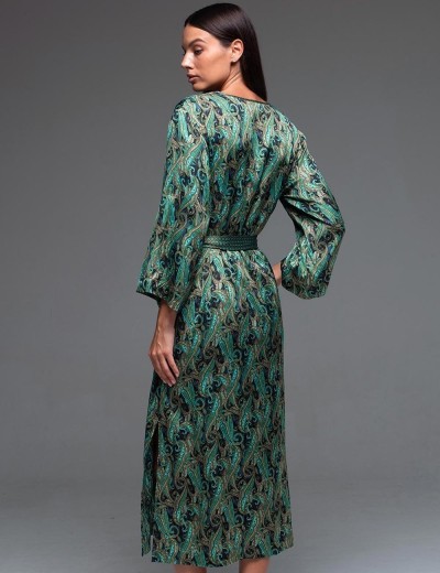 Длинная туника Mia-Amore AMINA 4105, Цвет: изумрудный, Размеры: 4XL/5XL, изображение 2