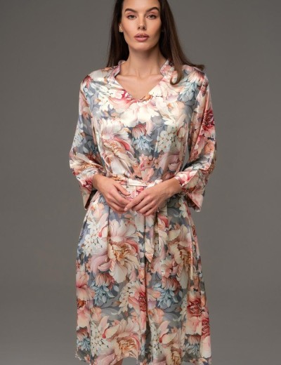 Шёлковая туника Mia-Amore FLORIN 4371, Цвет: мультицвет, Размеры: 4XL/5XL, изображение 3