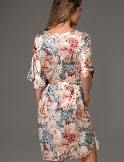 Туника из натурального шёлка Mia-Amore FLORIN 4485, Цвет: мультицвет, Размеры: 4XL/5XL, изображение 2