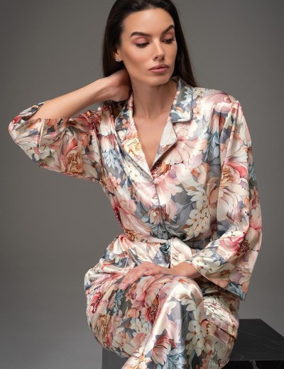 Шёлковая пижама с брюками Mia-Amore FLORIN 4486, Цвет: мультицвет, Размеры: 3XL, изображение 4 Шёлковая пижама с брюками Mia-Amore FLORIN 4486, Цвет: мультицвет, Размеры: 3XL, изображение 4