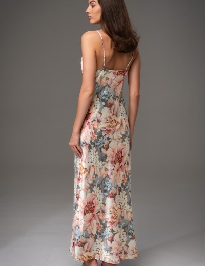 Шёлковая длинная соочка Mia-Amore FLORIN 4487, Цвет: мультицвет, Размеры: M, изображение 2