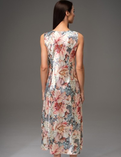 Длинная ночная сорочка Mia-Amore FLORIN 4488, Цвет: мультицвет, Размеры: 2XL, изображение 2