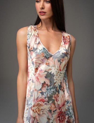 Длинная ночная сорочка Mia-Amore FLORIN 4488, Цвет: мультицвет, Размеры: 2XL, изображение 4