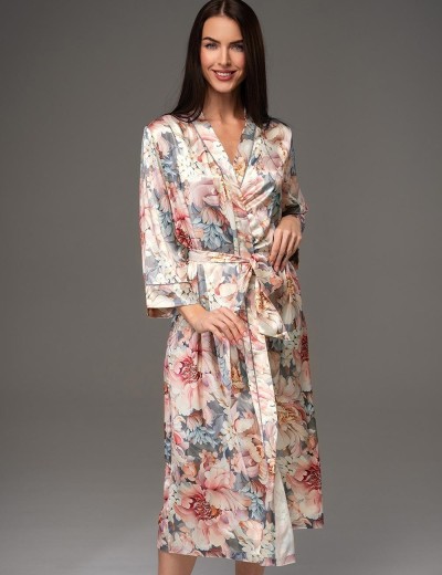 Длинный шёлковый халат Mia-Amore FLORIN 4489, Цвет: мультицвет, Размеры: 2XL/3XL, изображение 5 Длинный шёлковый халат Mia-Amore FLORIN 4489, Цвет: мультицвет, Размеры: 2XL/3XL, изображение 5