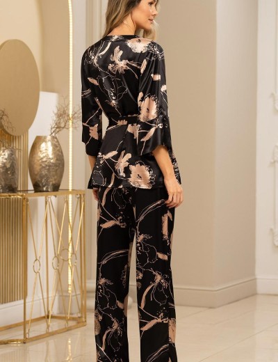 Комплект из жакета и брюк Mia-Amore LEILA 4476, Цвет: черный, Размеры: 5XL, изображение 3