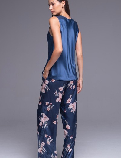 Комплект-тройка из атласа Mia-Amore VIOLA 7505, Цвет: синий, Размеры: 2XL, изображение 4