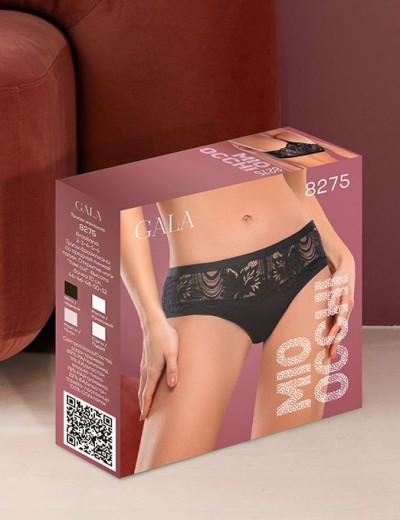 Трусы бразилиана Mioocchi GALA 8275 nero, Цвет: nero (черный), Размеры: S, изображение 4