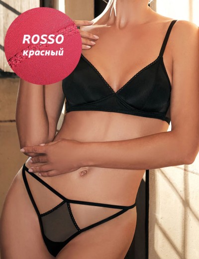 Комплект Sielei LITTLE SHINE 76163 триангул+стринги rosso, Цвет: rosso (красный), Размеры: 80B, изображение 3