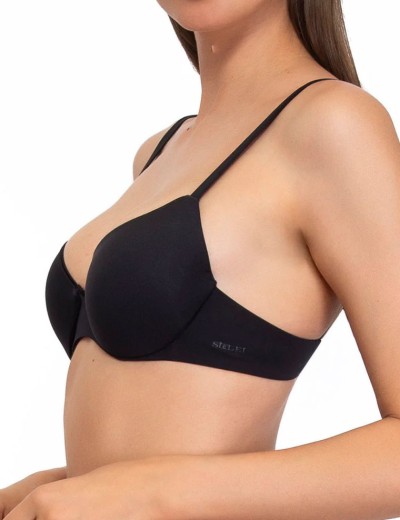 Бюстгальтер формованная чашка Sielei FANTASTIC 1328 nero, Цвет: nero (черный), Размеры: 80B, изображение 2