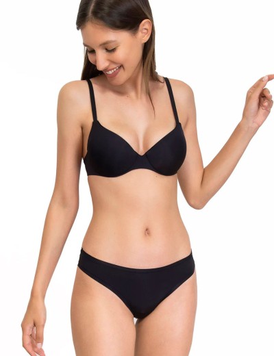 Бюстгальтер формованная чашка Sielei FANTASTIC 1328 nero, Цвет: nero (черный), Размеры: 80B, изображение 4