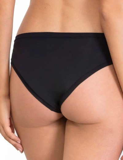 Трусы слипы гладкие Sielei FANTASTIC 1555 nero, Цвет: nero (черный), Размеры: L, изображение 3