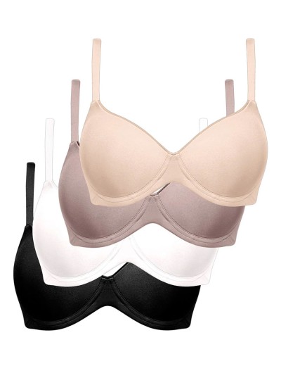 Бескаркасный бюстгальтер пуш-ап Sielei FANTASTIC 1556 cipria, Цвет: cipria (телесный), Размеры: 70B, изображение 5