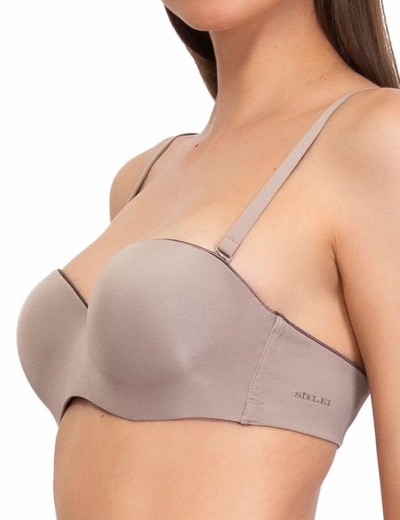 Бюстгальтер анжелика с пуш-ап Sielei FANTASTIC 1580 stone, Цвет: stone (кофе), Размеры: 85C, изображение 2