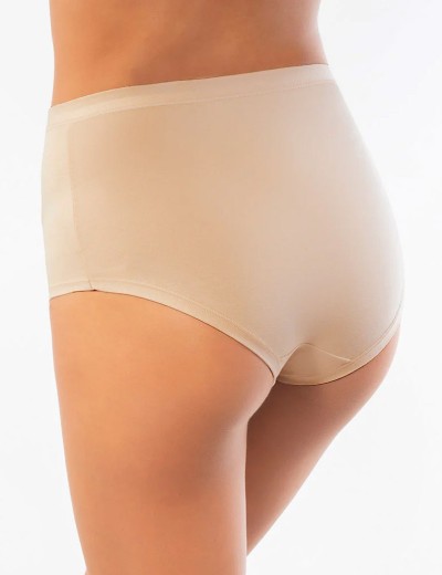 Трусы высокие хлопок с модалом Sielei IOSONOIO 5001 skin, Цвет: skin (телесный), Размеры: M, изображение 2