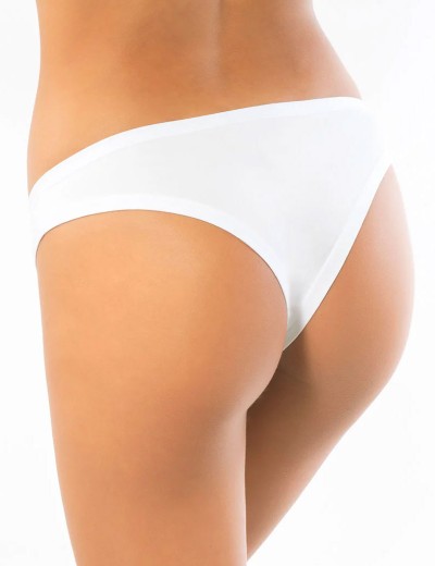 Трусики бразилиана из хлопка с модалом Sielei IOSONOIO 5007 bianco, Цвет: bianco (белый), Размеры: S, изображение 2