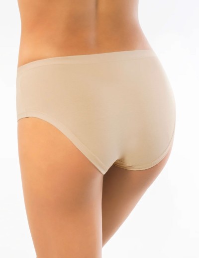 Трусы миди из хлопка и модала Sielei IOSONOIO 5009 skin, Цвет: skin (телесный), Размеры: S, изображение 2