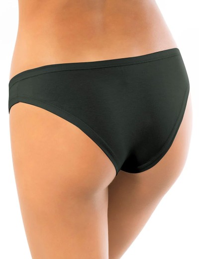 Заниженные трусики из хлопкового модала Sielei IOSONOIO 5013 nero, Цвет: nero (черный), Размеры: M, изображение 2