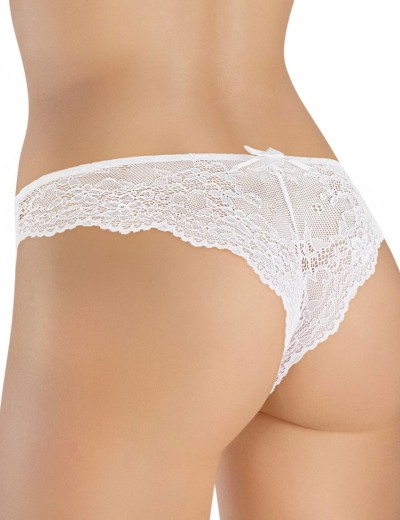 Трусы бразилиана Amelie MICROLACE 8029-3 белый, Цвет: белый, Размеры: XS, изображение 2