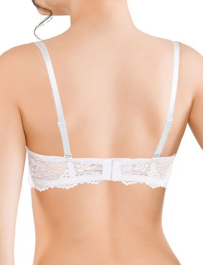 Бюстгальтер анжелика пуш-ап Amelie MICROLACE 8031 белый, Цвет: белый, Размеры: 85B, изображение 3