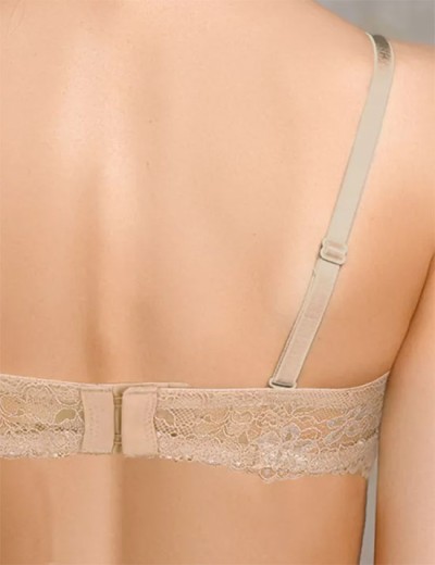 Бюстгальтер анжелика пуш-ап Amelie MICROLACE 8031 бежевый, Цвет: бежевый, Размеры: 85B, изображение 3