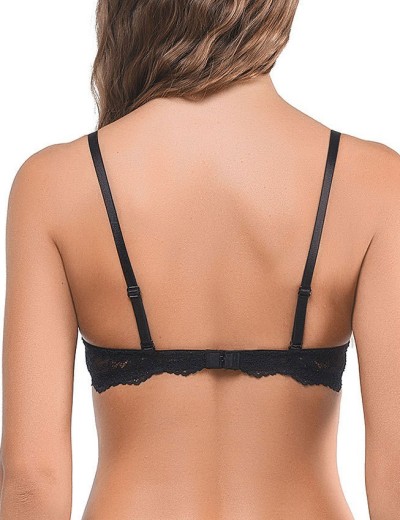 Бюстгальтер с пуш-ап Amelie MICROLACE 8032 черный, Цвет: черный, Размеры: 70A, изображение 4