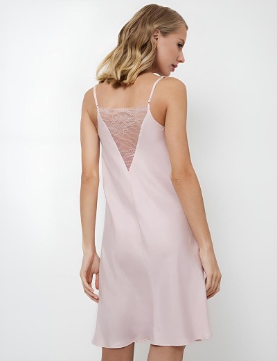 Светло-розовая ночная сорочка Aruelle AARA, Цвет: светло-розовый, Размеры: XS, изображение 2