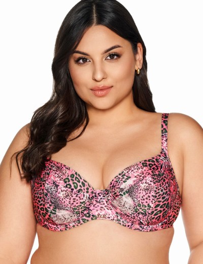 Бюстгальтер пляжный на поролоне Ava SK216 U pink, Цвет: розовый, Размеры: 80C, изображение 4