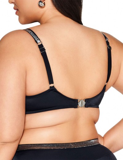 Верх купальника с серебром Ava SK224 U black, Цвет: черный, Размеры: 70E, изображение 3