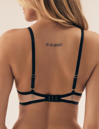 Бюстгальтер мягкий Esotiq 41797 ORA бежевый/черный, Цвет: бежевый/черный, Размеры: 80B, изображение 2 Бюстгальтер мягкий Esotiq 41797 ORA бежевый/черный, Цвет: бежевый/черный, Размеры: 80B, изображение 2