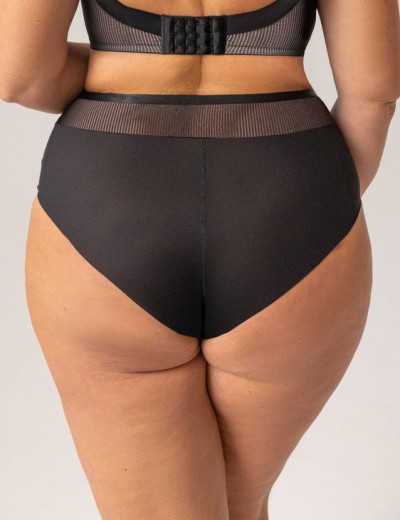 Высокие трусы слипы Kris Line CHOICE high waist, Цвет: черный, Размеры: 2XL, изображение 2 Высокие трусы слипы Kris Line CHOICE high waist, Цвет: черный, Размеры: 2XL, изображение 2