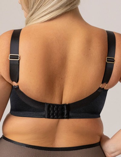 Бюстгальтер с подкроем Kris Line FLAMENCO soft full cup, Цвет: черный, Размеры: 70JJ, изображение 2