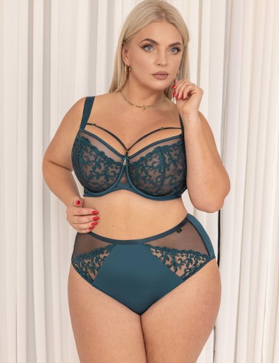 Бюстгальтер балконет мягкий Kris Line PALAZZO halfcupsoft, Цвет: изумруд, Размеры: 65J, изображение 6 Бюстгальтер балконет мягкий Kris Line PALAZZO halfcupsoft, Цвет: изумруд, Размеры: 65J, изображение 6