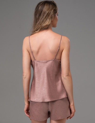 Пижама из жаккардового атласа Mia-Amore GENEVIEVA 7562 какао, Цвет: какао, Размеры: 3XL, изображение 2 Пижама из жаккардового атласа Mia-Amore GENEVIEVA 7562 какао, Цвет: какао, Размеры: 3XL, изображение 2