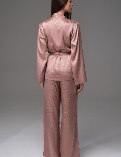 Комплект-тройка из жаккардового атласа Mia-Amore GENEVIEVA 7564 какао, Цвет: какао, Размеры: 3XL, изображение 3