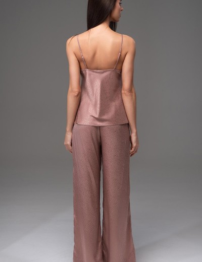 Комплект-тройка из жаккардового атласа Mia-Amore GENEVIEVA 7564 какао, Цвет: какао, Размеры: 3XL, изображение 4